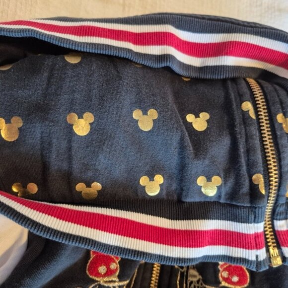Hanna Andersson girls size 100 or 4 black Mickey lined hoodie, GUC only for fade - Picture 7 of 8